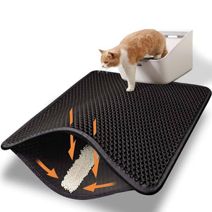 CatBox™| Tapete para arenero de gatos