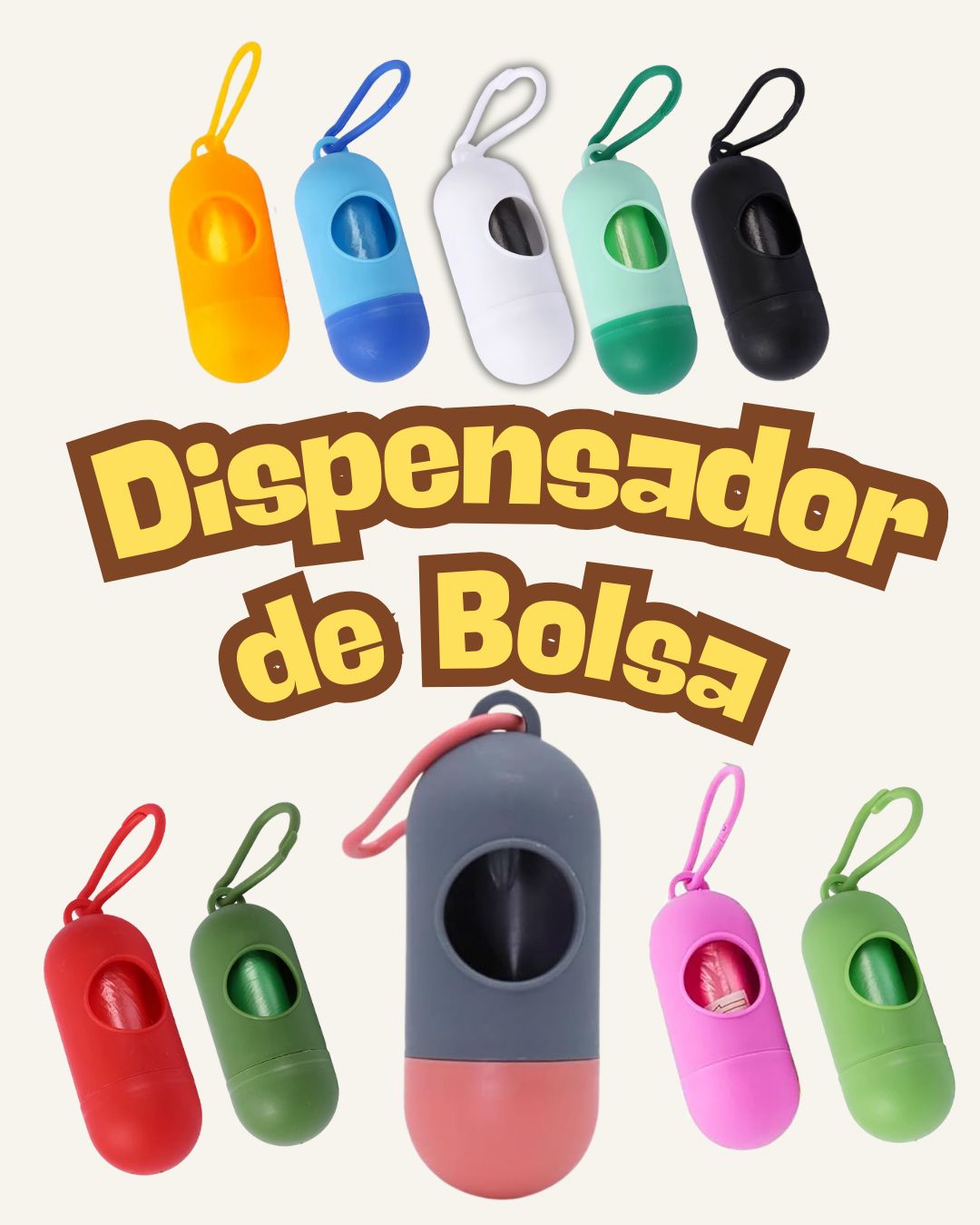 DoggyBags™ | 2 dispensadores de bolsas para mascotas