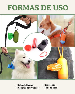 DoggyBags™ | 2 dispensadores de bolsas para mascotas